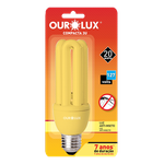 Lâmpada Compacta 3U Anti-Inseto 20W 1299 Ourolux UN
