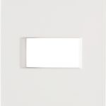 Placa 1 Posto Horizontal 4X2 Liz Branca Tramontina UN