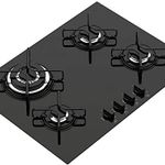 Fogão Cooktop Trapézio 4 Bocas A Gás Tramontina UN