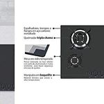 Fogão Cooktop Trapézio 4 Bocas A Gás Tramontina UN