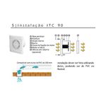 Exaustor ITC 90 com Grade 17X17 ITC Eletro UN