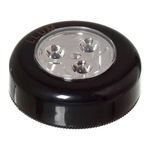 Luminária Button Led 0,3W Preta Llum UN
