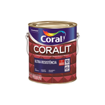 Esmalte Ultra Resistência Alto Brilho 3,6L Coralit Branco Neve Coral GL