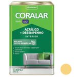 Coralar Acrílico Mais Desempenho 18L Amarelo Canário Coral LT