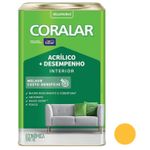 Coralar Acrílico Mais Desempenho 18L Amarelo Frevo Coral LT