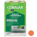 Coralar Acrílico Mais Desempenho 18L Laranja Maracatú Coral LT