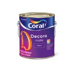 Tinta Acrílica Premium Decora Matte Fosco 3,6L Branco Neve Coral GL