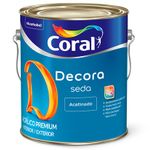 Tinta Acetinada 3,6L Decora Seda Branco Neve Coral GL