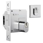 Fechadura 1006 Bater/Correr Roseta Quadrado Cromado Stam UN