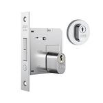 Fechadura 1006 Bater/Correr Inox Roseta Redonda Stam UN
