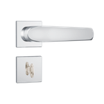 Fechadura para Banheiro 823/09 Cromada com Roseta Quadrada 1 de Inox Stam UN