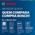 Medidor A Laser 20 Metros Glm 20 Bosch UN