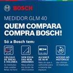 Medidor A Laser de 40 Metros Glm 40 Bosch UN