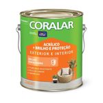 Coralar Acrílico Mais Brilho e Proteção 3,6L Branco Coral GL