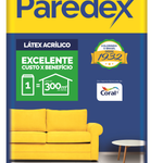 Tinta Acrílica 18L Paredex Branco Coral LT
