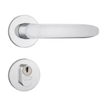 Fechadura 1400M5 Inox Roseta Ixe Externa Silvana UN
