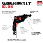 Furadeira de Impacto 1 Velocidade 10mm 570W Skil UN