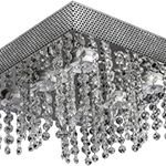Plafon Inox Iguaçu 34X34cm Llum UN