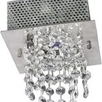 Plafon Inox Iguaçu 14X14cm Llum UN