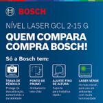 Nível Laser Verde 15 Metros Gcl 2-15 G Bosch UN