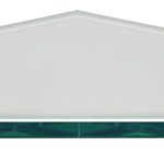 Prateleira de Vidro Glass Quadra de Canto 200x200x8mm Tramontina UN