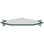 Prateleira de Vidro Glass Quadra de Canto 300x300x8mm Tramontina UN