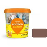 Rejunte Acrílico 1kg Marrom Café Quartzolit UN
