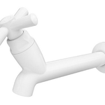 Torneira Cross 15Cm Branca Tigre UN