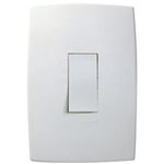 Conjunto Interruptor Simples Branco Pial Legrand UN