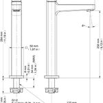 Torneira Lift de Mesa para Banheiro Bica Alta Docol UN