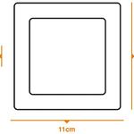 Luminária Led Sobrepor Quadrada 6W 6400K Llum UN
