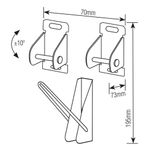 Suporte Universal Inclinável para Tv de 10 A 85 Sbrub910 Brasforma UN