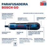 Kit Parafusadeira Bosch Go 3,6V Bosch UN