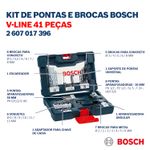 Kit de Pontas e Brocas V-Line 41 Peças Bosch KIT