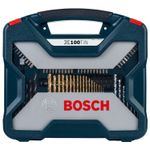 Kit de Pontas e Brocas X-Line 100 Peças Bosch KI