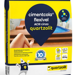 Argamassa Cimentcola Flexível Aciii 20Kg Cinza Quartzolit UN