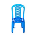 Cadeira Infantil Xadrez Azul Forte Plástico UN