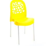 Cadeira Deluxe Amarela Forte Plástico UN