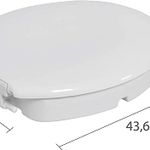 Assento Sanitário Elevado 7Cm com Tampa Astra UN