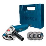 Esmerilhadeira Angular Gws 850 + Maleta + 3 Discos Bosch UN