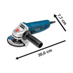 Esmerilhadeira Angular Gws 850 + Maleta + 3 Discos Bosch UN