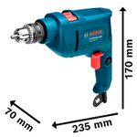 Furadeira de Impacto 3/8 450W Gsb 450 Bosch UN