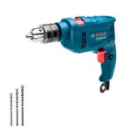 Furadeira de Impacto Gsb 550 + 3 Brocas Bosch UN