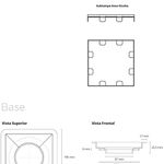 Ralo Square Tampa Oculta 15X15 Linear UN