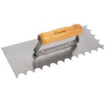 Desempenadeira de Aço Dentada com Raio de 10mm Cortag UN