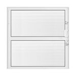 Vitro Basculante 40X40 Canelado Branco Aluvid UN