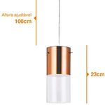 Pendente First 1Xe27 Cobre Llum UN