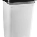 Lixeira 50L com Pedal Branca/Preta Astra UN