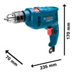 Furadeira de Impacto Gsb 550 + 14 Brocas Bosch UN