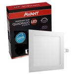 Luminária Led Pop Embutir Quadrada 22 18W 6500K Avant UN